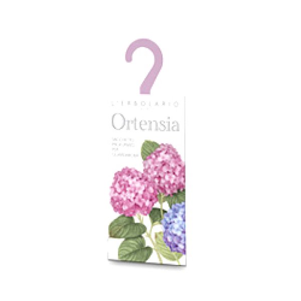 画像1: L’Erbolario Ortensia　紫陽花　クローゼット用サシェ　ハンガータイプ　 (1)
