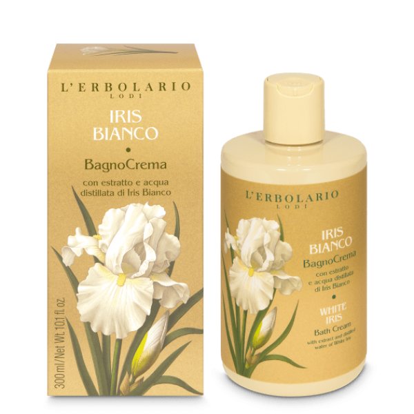 画像1: L'ERBOLARIO IRIS BIANCO ホワイトアイリス　ボディウォッシュ　300ml  (1)