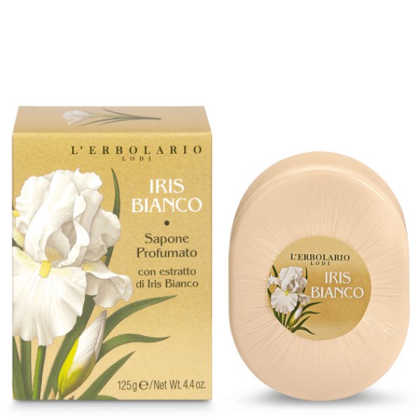 画像1: L'ERBOLARIO IRIS BIANCO ホワイトアイリス　ソープ　125g  (1)