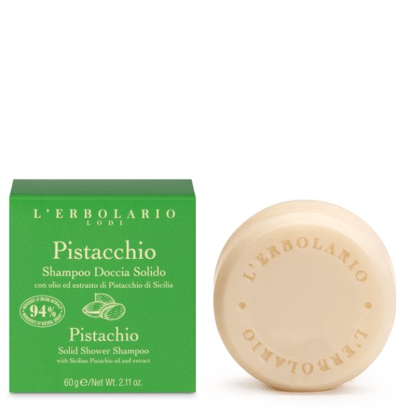 画像1: L'ERBOLARIO　PISTACCHIO　ピスタチオ　ソリッドシャンプー　60g (1)