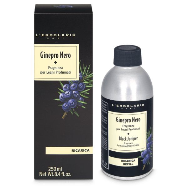 画像1: L'ERBOLARIO Ginepronero　ブラックジュニパー　ルームディフューザー詰め替え用 250ml (1)